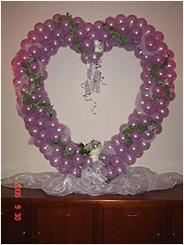 Large Pink Balloon Heart